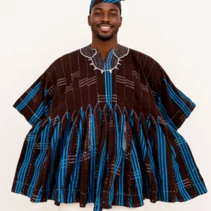Mahogany Teal Smock
