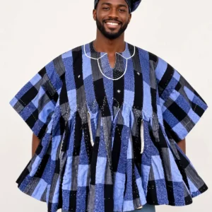 Sky Check Smock