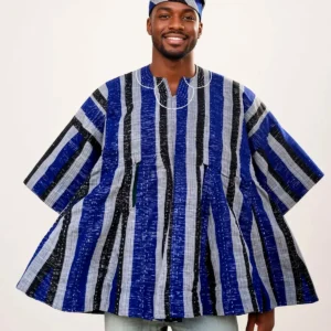 Cobalt Patch Smock