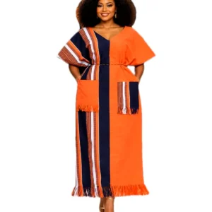 Tangerine Colourblock Maxi