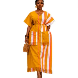 Mustard Stripe Maxi