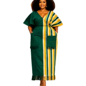 Emerald Stripe Maxi
