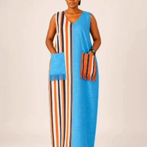 Sky & Coral Maxi