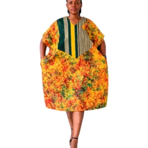 Marigold Batik Kaftan