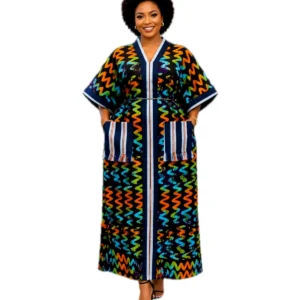 Zigzag Print Maxi